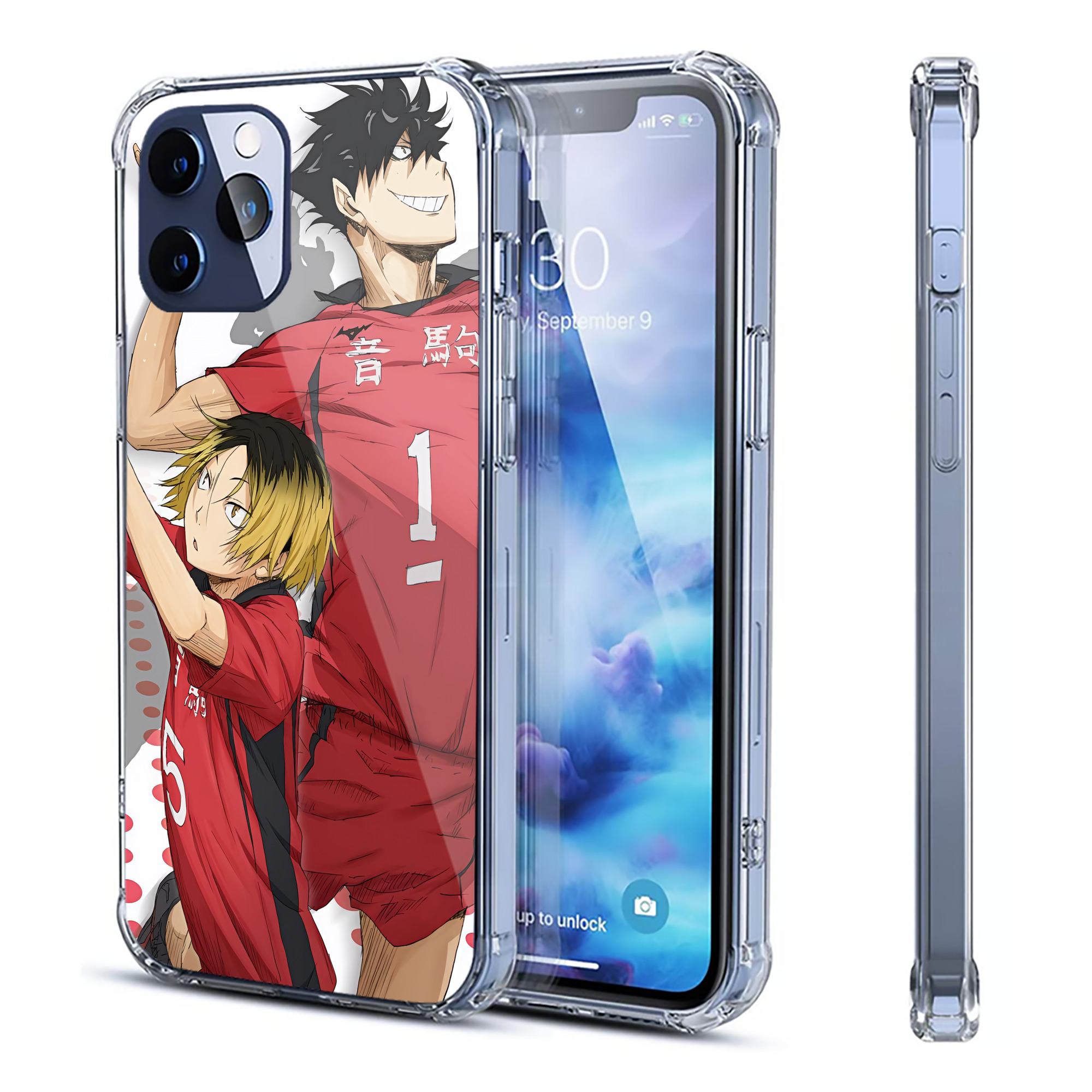 （画像用） ハイキュー!! Haikyu!! 【iPhone 12シリーズ対応】透明スマホケース（クリアソフトケース）